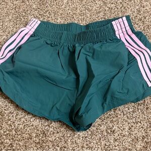 SHEIN Teal and Pink Athletic Shorts